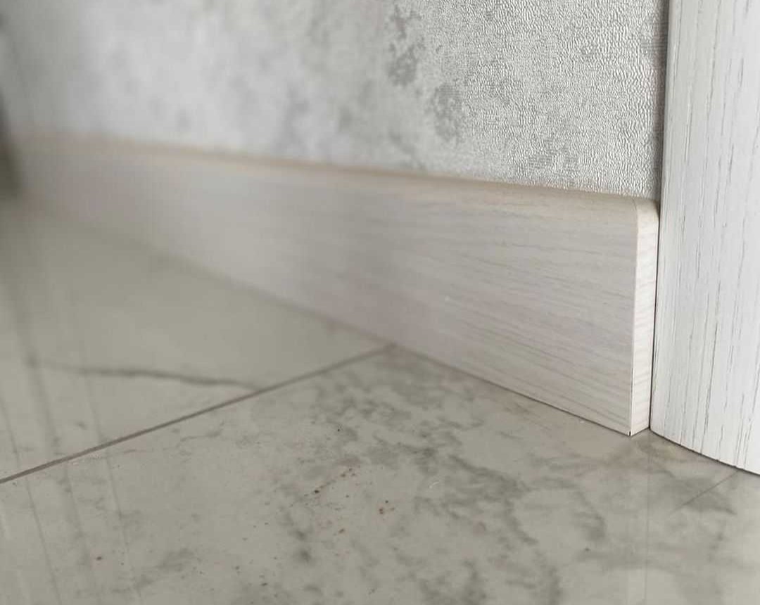 Плинтус МДФ Smartprofile Strong 80М Ривьера айс