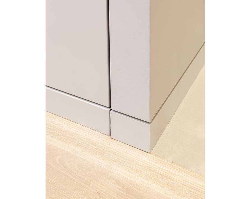 Монтажная часть скрытого плинтуса Progress PKGCFAA 75