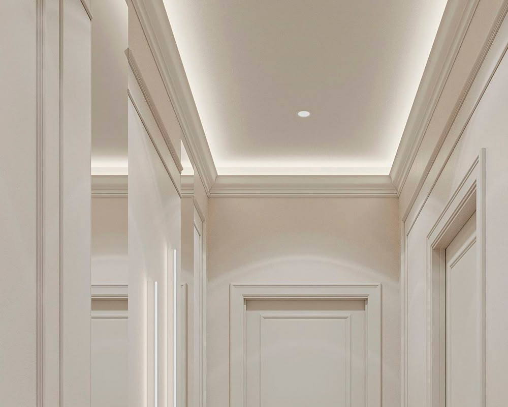 Карниз потолочный NMC LX-71 75*35мм 2м