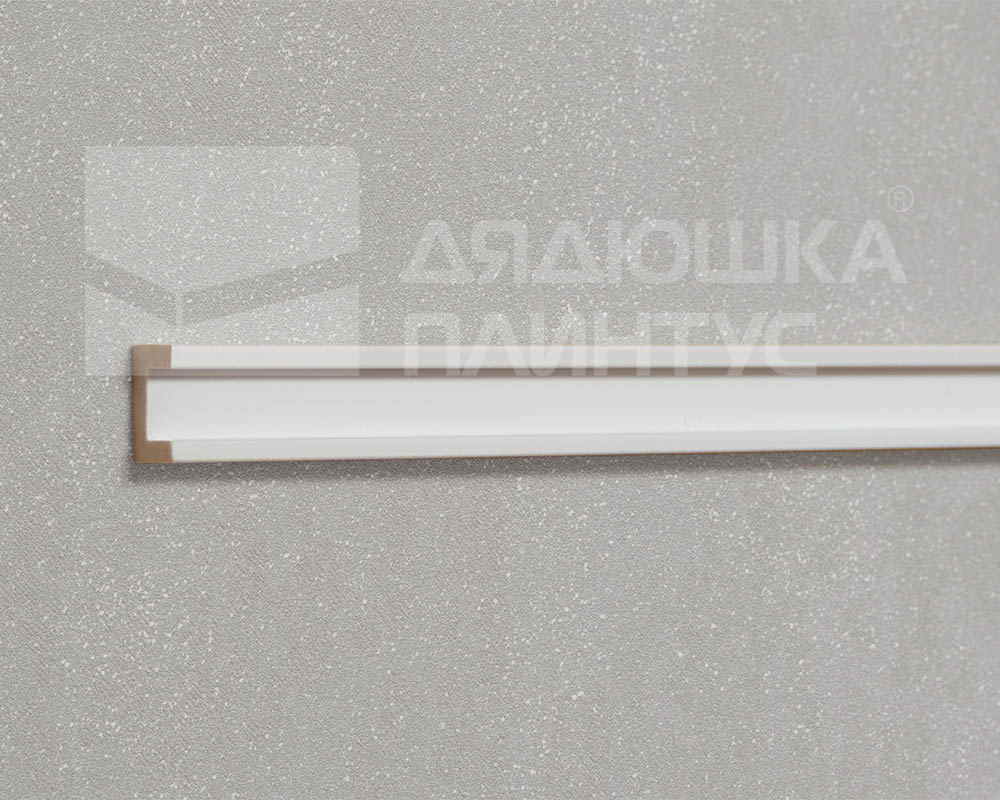 Молдинг из полистирола высокой плотности HI WOOD LB20 20мм х 10мм х 2,0м.