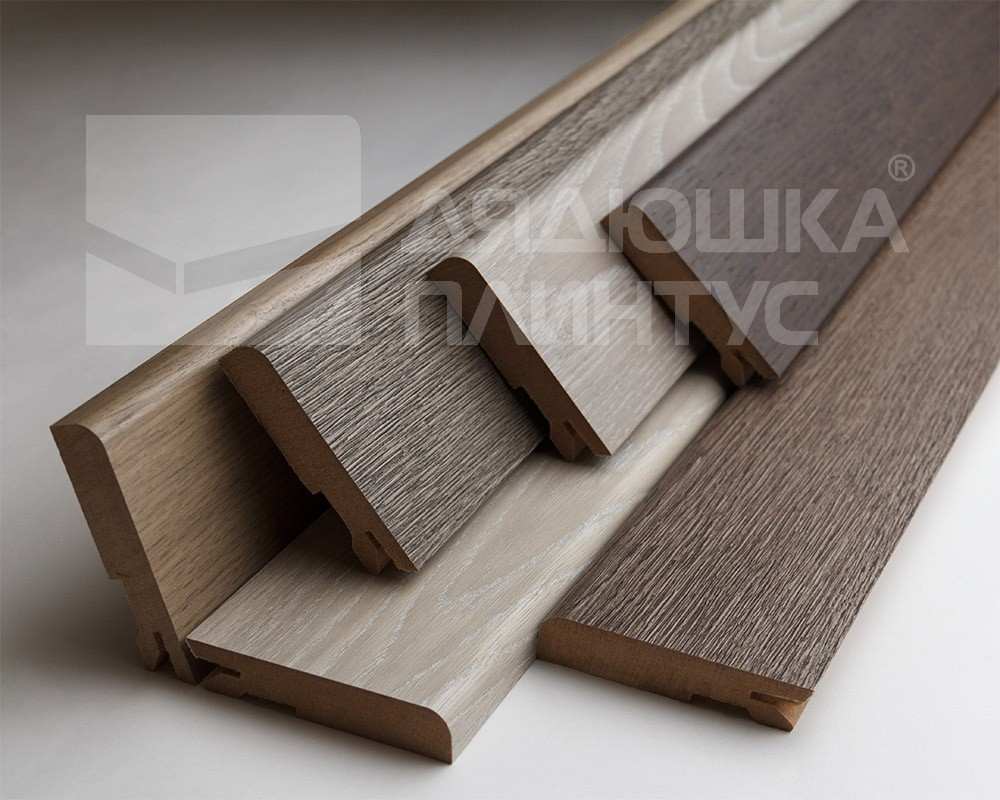 Плинтус МДФ Лука Пл 100-1МДФ.2700.Point line 24064 Бетон лофт графит