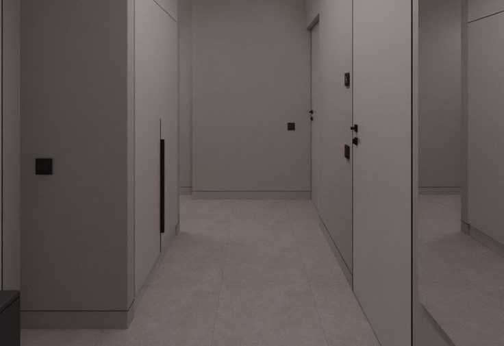 Монтажная часть скрытого плинтуса Progress PKGCFAA 75