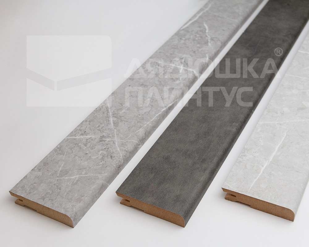 Плинтус МДФ Лука Пл 80МДФ.2700.Point line 24017 Дуб серф серый