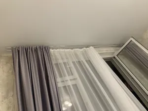 Карниз двухрядный кованый УЮТ d25мм 2,8м Белый