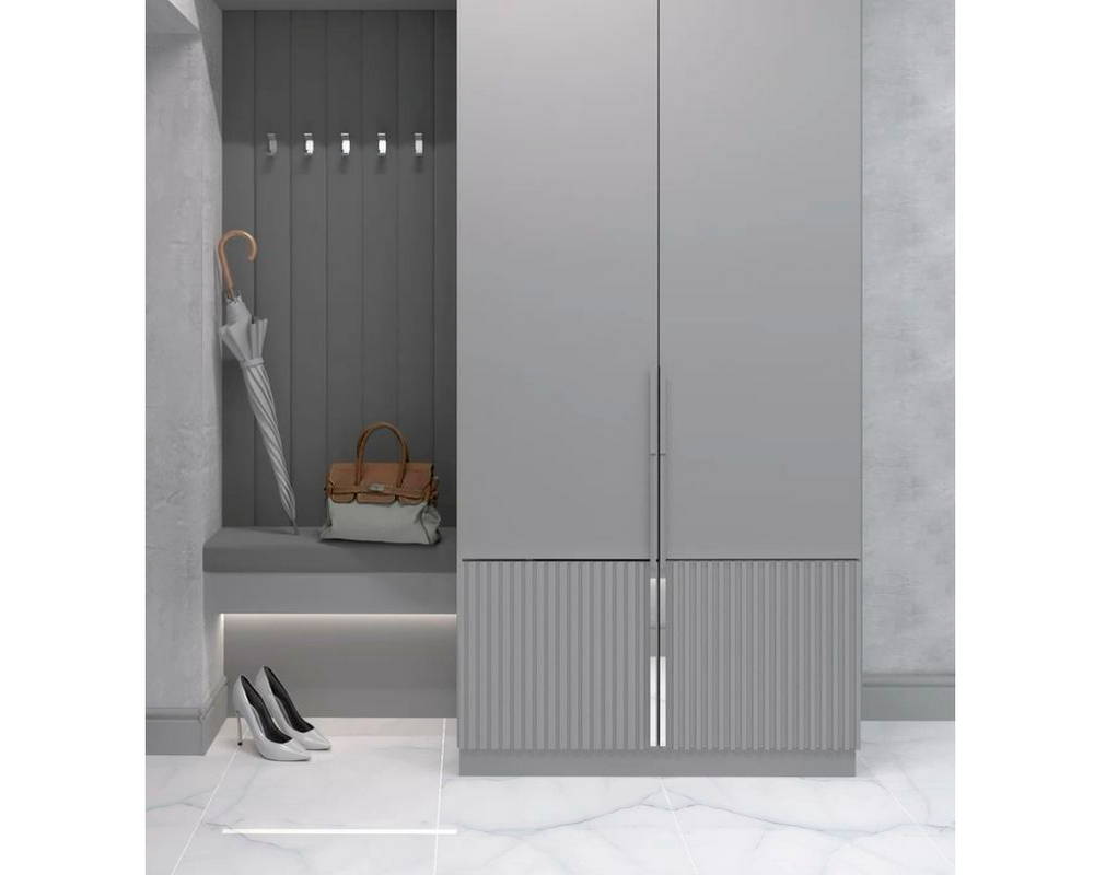 Плинтус из полистирола высокой плотности NMC Wallstyl FB2 Белый