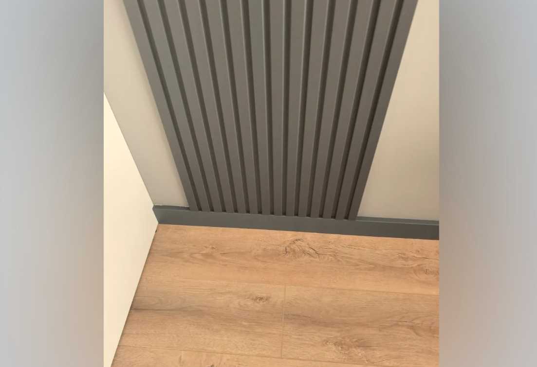 Плинтус МДФ Волшебная палочка. Гарден .223 Дуб Сухой серый