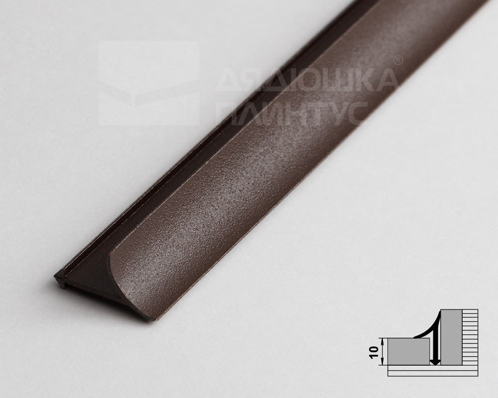 Профиль окантовочный ПК 06-1.2700.03 Шоколад