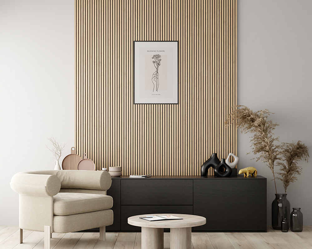 Панель МДФ ACUPAN 61.08.122501.93 трапеция 12х122х2760 мм Дуб Слик